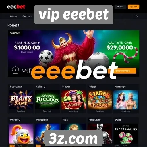 Experiência do usuário no site vip eeebet